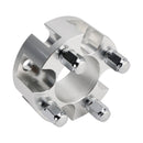 Yamaha Club Car Ezgo 2" Wheel Spacers Kit Cable Golf Carts Lug Nuts Silver