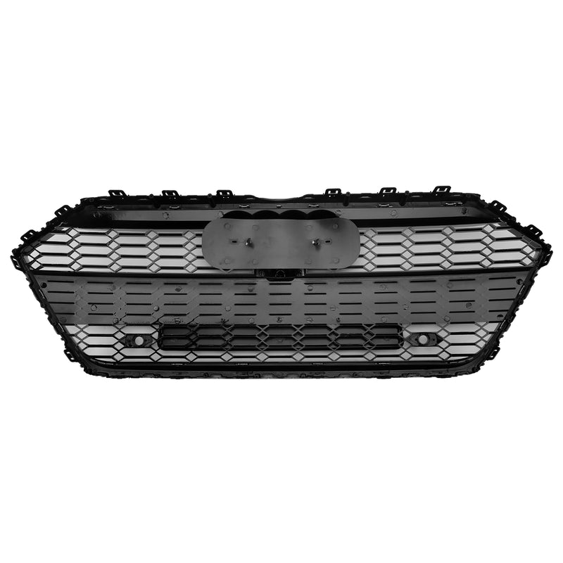 Gloss Black Front Bumper Grill Grille Fit Audi A7 C8 S7 2019-2024