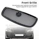 Gloss Black Front Bumper Grill Grille Fit Jaguar XJ 2010-2015