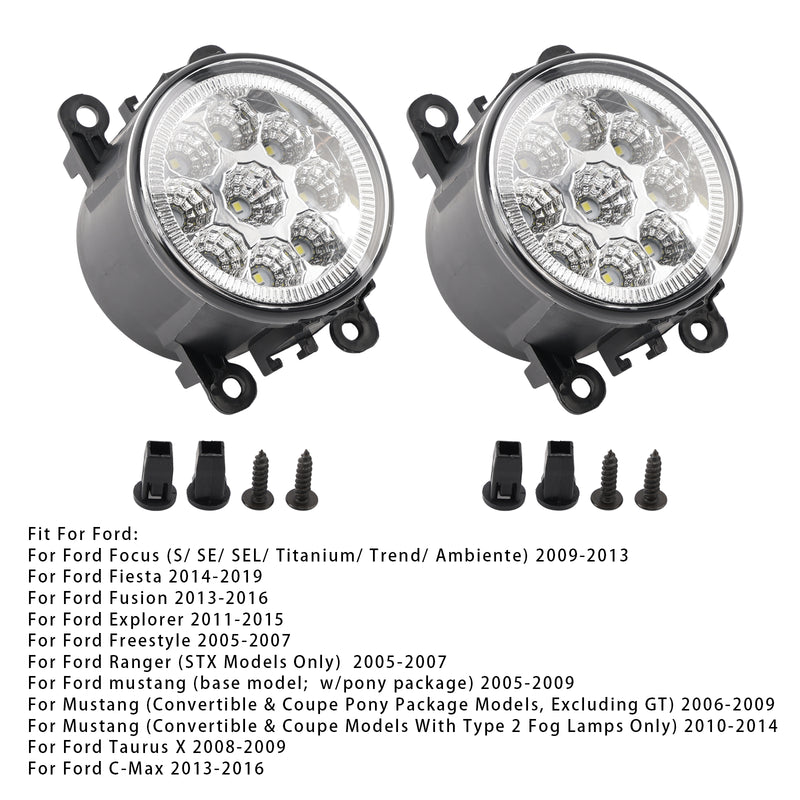 Pair LED Daytime Running Fog Lights For Nissan Frontier 2005-2019 84501AJ00A