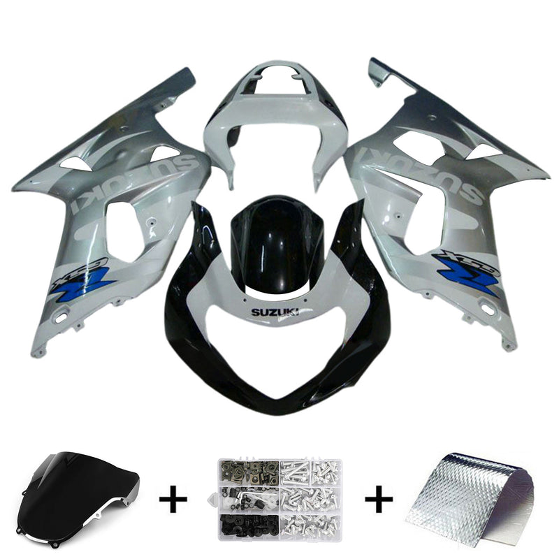 Amotopart Suzuki GSXR1000 2000-2002 K1 K2 Fairing Kit Bodywork Plastic ABS