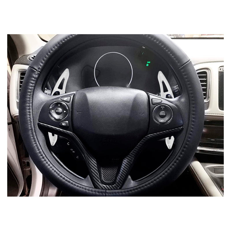 Steering Wheel Paddle Shifter Extension For Honda FIT VEZEL HRV Aluminium Silver