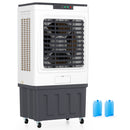 120°Oscillation Swamp Cooler with Remote Control 3 Wind Speeds for Outdoor Indoor Use 16 Gallon Evaporative Cooler 3000CFM Evaporative Air Cooler 24H Timer