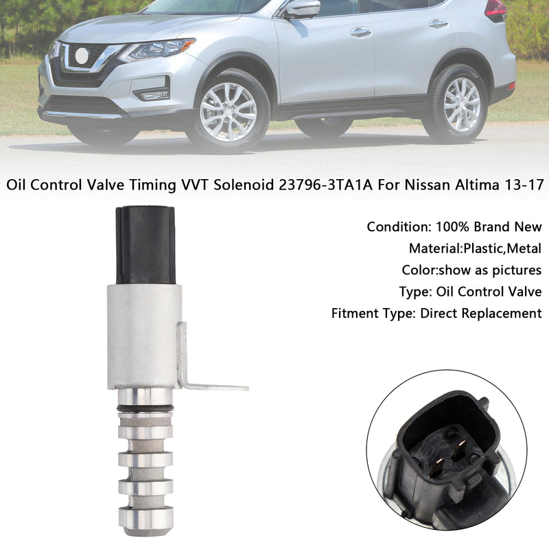 Oil Control Valve Timing VVT Solenoid 23796-3TA1A For Nissan Altima 13-17