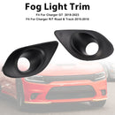 Pair Fog Light Bezel For Dodge Charger 2015-2022 68280428AA