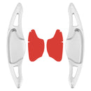 Steering Wheel Paddle Shifter Extension For Honda FIT VEZEL HRV Aluminium Silver