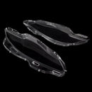 Pair Front Headlight Lens Cover Shell Clear For Jaguar XJ XJL 2010-2019