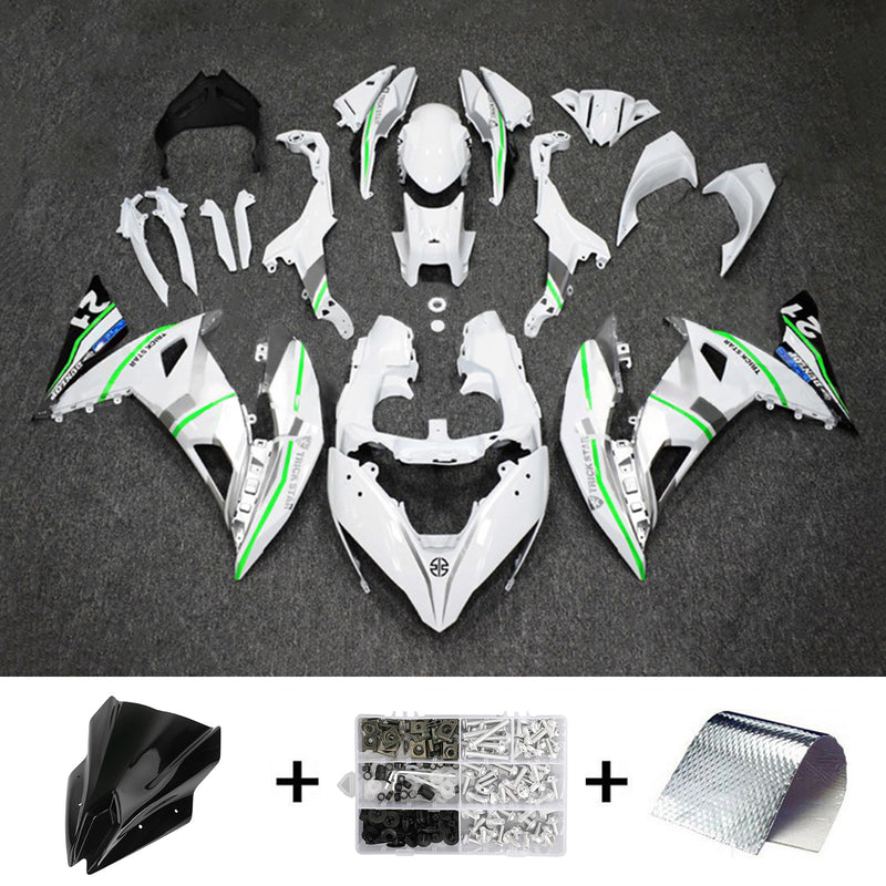 Amotopart Kawasaki ER6F/Ninja650R 2017-2019 Fairing Kit Bodywork Plastic ABS