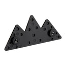 Tri-Color Grille Badge Emblem for Toyota Tacoma TRD Tundra RAV4 Blue Scheme