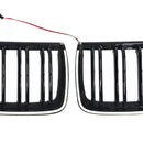 2004-2007 Fit BMW E90 Sedan Wagon 320i Front Kidney Double Slat Grille Black