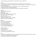 Front Driving Fog Light LH/RH 2N11-15201-AB for Ford Focus 2007-2011