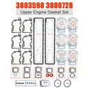 3803598 3800728 Upper Engine Gasket Set for Cummins KTA19 KTTA19