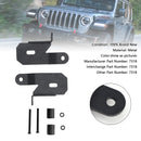 7318 A-Pillar Black Light Mount Brackets For Jeep Wrangler JL 2018-2019
