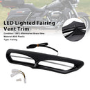 LED Lighted Fairing Vent Trim For Electra Street Glide FLHTCU 2014-2022