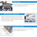 HUB PCIE to USB 2.0 Expansion Card Moschip Adapter Card Large 4PIN Power Supply