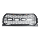 ABS Front Bumper Grill Grille Fit Ford F150 2015-2017 Raptor Style W/ LED