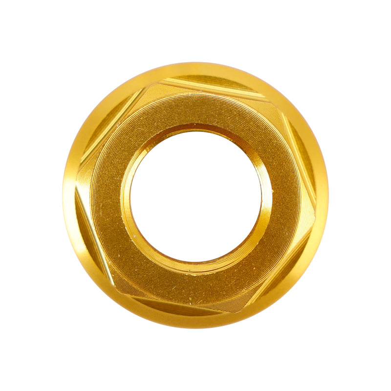 ALU M10 GOLD SPROCKET NUT SET FOR DUCATI STREETFIGHTER V2 V4 1260 X DIAVEL 1260