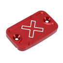 Red Brake Clutch Fluid Tank Caps For Ducati DesertX Scrambler 800 1100 2015+