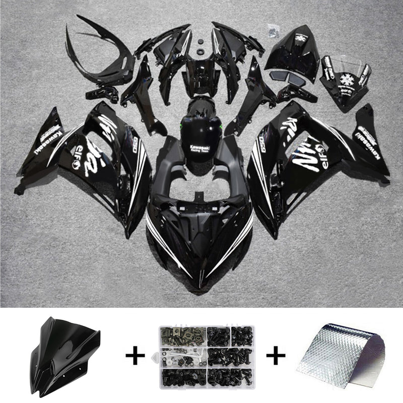 Amotopart Kawasaki ER6F/Ninja650R 2017-2019 Fairing Kit Bodywork Plastic ABS