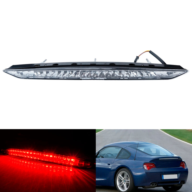 Clear Lens LED Rear High Level Third Stop Brake Light For BMW Z4 E85 2002-2008