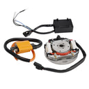 Stator Flywheel Rotor CDI Ignition Coil Kit For Suzuki RM125 RM250 RM400 RM500
