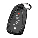 Leather Silicone Car Key Case Cover With Buckle For Chevrolet