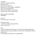 Front Left Side Bumper Grille Fog Light Grill 4G0807681For Audi A6 C7 2012-2014