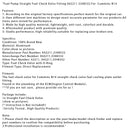 Fuel Pump Straight Fuel Check Valve Fitting 042211 3348332 For  Cummins N14