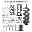 G4KG 2.4L Engine Overhaul Rebuilding Kit w/Crankshaft Con Rods for Hyundai Kia