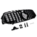 GT-Style Front Bumper Grille Fit Mercedes Benz A-Class W177 2019-2023 Black
