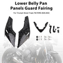 Lower Belly Pan Panels Guard Fairing For Street Triple 765 R/RS 2020-2022