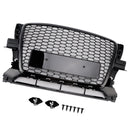 Gloss Black Front Bumper Grill Grille 8R0853651B Fit Audi Q5 2009-2012