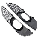 2PCS Front Bumper Fog Light Grill Lamp Cover Fit Audi Q7 Sportback 2010-2015