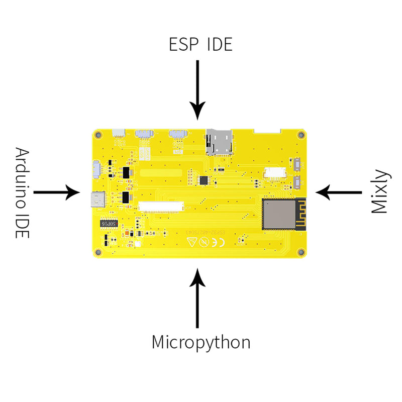 ESP32 Development Board 4.3" LCD Smart Display WiFi Bluetooth Module PSRAM 16M