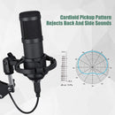 BM800 USB Condenser Microphone for PC Studio Microphone Kit Singing Streaming