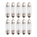10PCS Car Light Tubular Lamp bulb C5W SV8.5 36MM 6418 12V 5W For OSRAM