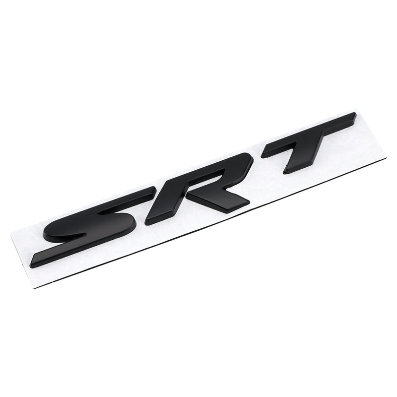 Rear Tailgate SRT Decal Emblem for Challenger Trunk Lid Badge Black