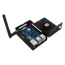 New Orange Pi 3B Metal Case Orange Pi 3B Aluminum Alloy Box Cooling Fan Cool Case