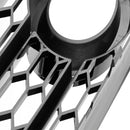 Front Bumper Honeycomb Fog Grille Cover For Audi A1 2010-2014 Black