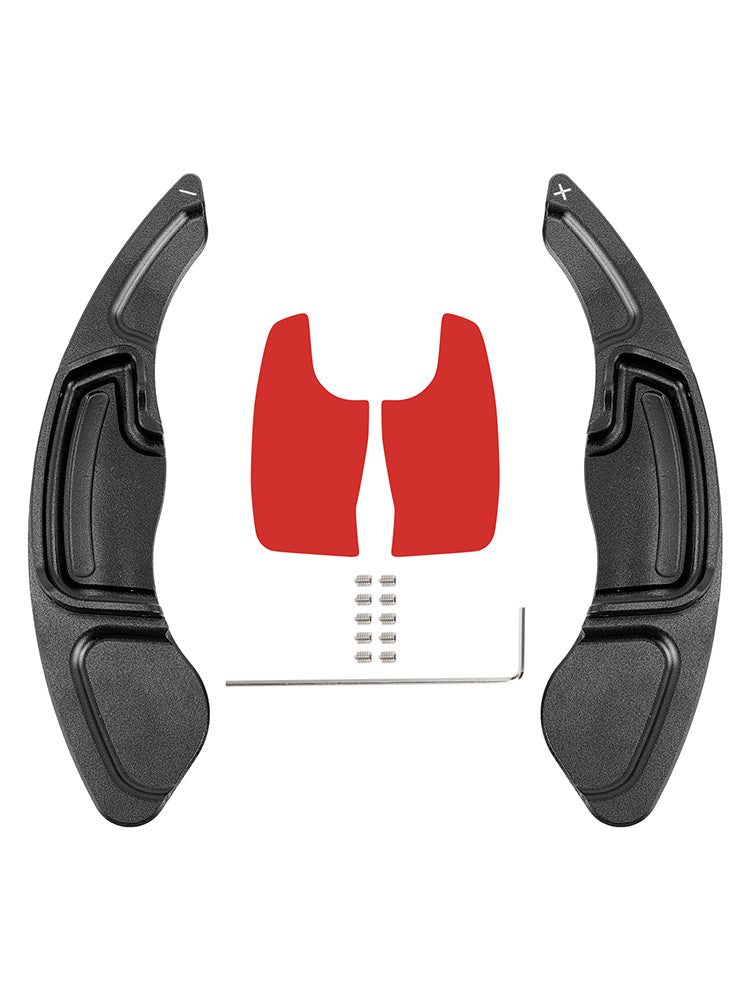 Steering Wheel Paddle Shifter Extension For Acura MDX RDX TLX Aluminium Black