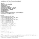 4WD Actuator 600-490 For Chevrolet/GMC Models