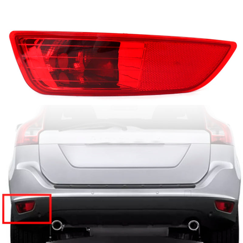 Left Rear Bumper Fog Light Lamp Reflector 30763322 For Volvo XC60 2008-2013