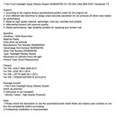 1 Pair Front Headlight Spray Washer Nozzle 5K0955978A For VW Golf Jetta MK6