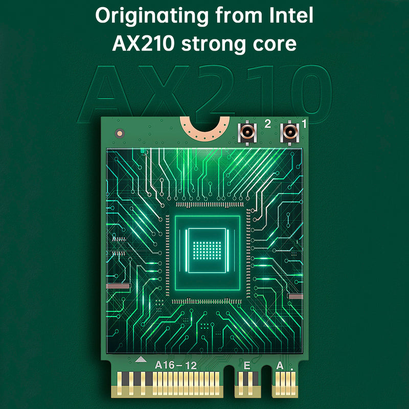 AX210 Module 5374Mbps High-Speed Wireless Gigabit Network Card Supports WIFI6