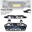 Black Front Bumper Grill Grille Fit Audi A7 C8 S7 2019-2024 W/ACC