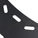 BLACK ALUMINUM REAR SEAT RACK EXTENDER KIT PLATE FOR SCRAMBLER 400X 2023-2025