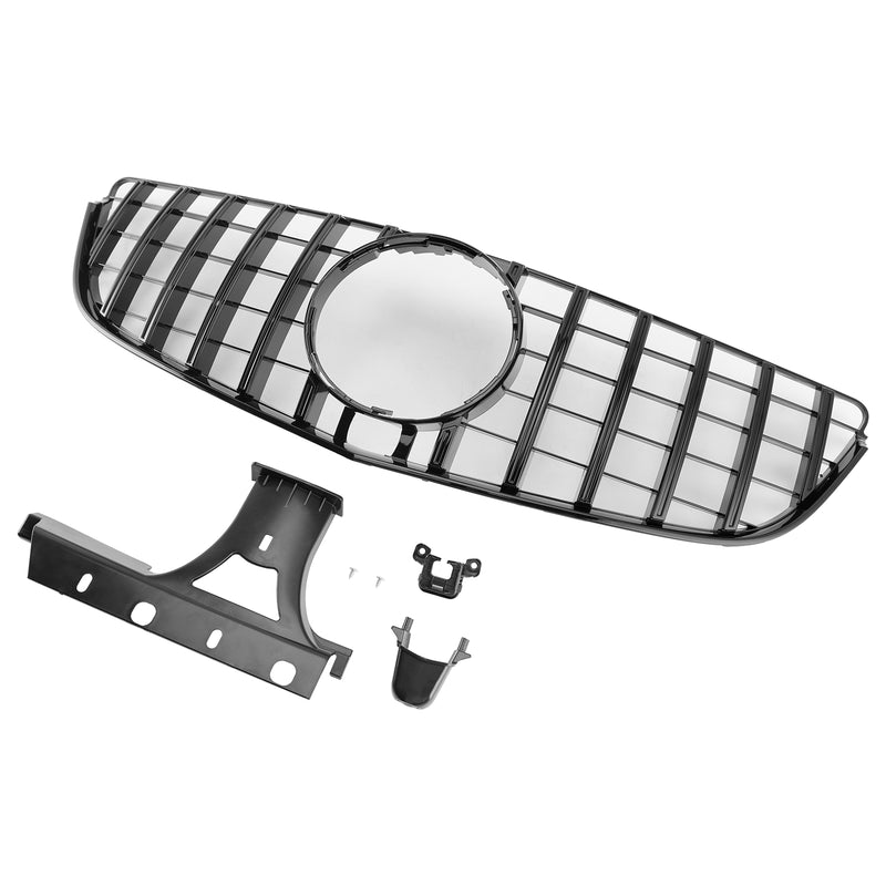 GT Style Front Bumper Grille Grill Fit Mercedes E-CLASS W207 Coupe 2014-2017