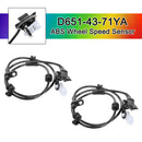 Rear Left and Right ABS Wheel Speed Sensor D651-43-71YA for Mazda 2 DE DH