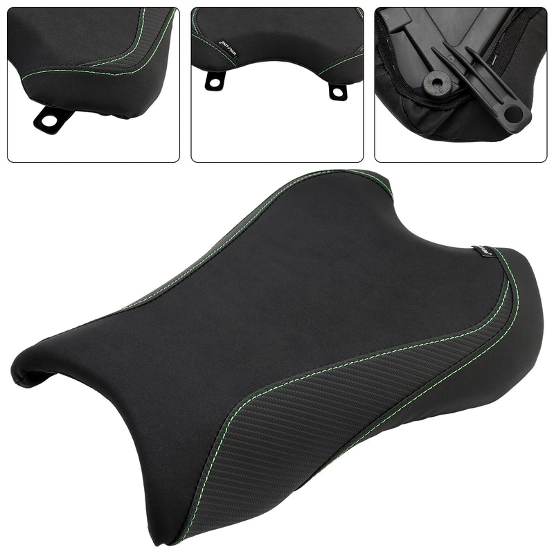 Front Driver Seat Raider Cushion Fit Green For Kawasaki Zx-10R/Rr 2021-2023 Green