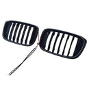 2018-2021 For BMW X3 X3M G01 G08  Pre-Facelift Gloss Black Front Kidney Mesh Grille Grill 51138469959